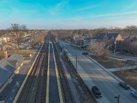 DJI_0020.jpg  Norwood Park Train Station looking downtown : Norwood Park