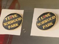 "I love Norwood Park" button  $8.   Shipping $3.